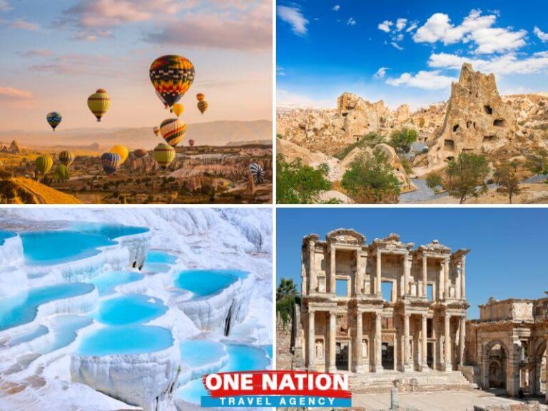 Explore Cappadocia, Pamukkale & Ephesus on a 4-day tour from Istanbul, highlighting Turkey's historic wonders.