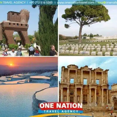 4 Days Tour of Pamukkale, Ephesus, Troy & Gallipoli