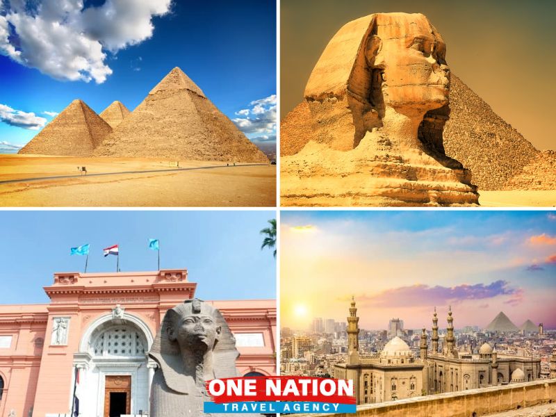 Full-Day Private Tour to Giza Pyramids, Sphinx, Egyptian Museum and ...