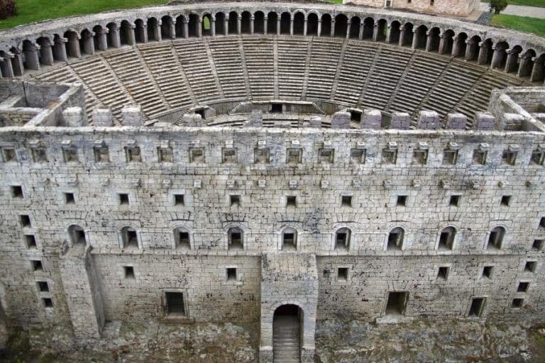 Aspendos Theater in Antalya, a well-preserved ancient Roman amphitheater.