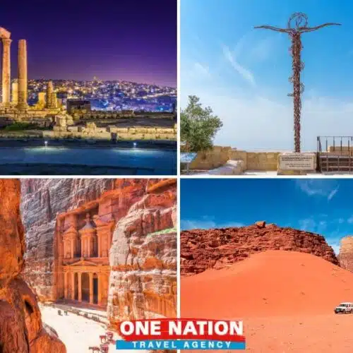 Explore Jordan's wonders on a 5-day tour including Amman, Petra, Wadi Rum, and the Dead Sea.