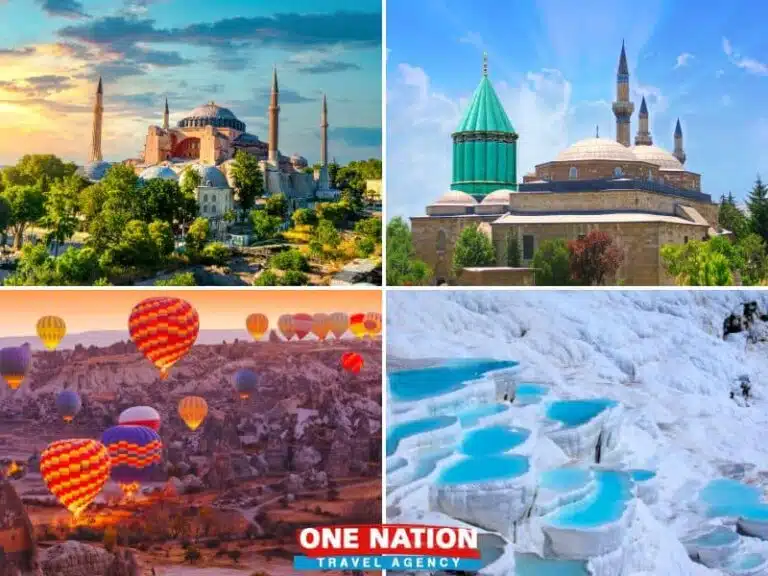 13-day Discover Turkey tour covering Istanbul, Konya, Cappadocia, Antalya, Pamukkale, Ephesus, Pergamon, Gallipoli, and Troy. Explore historical sites, natural wonders, and cultural landmarks.