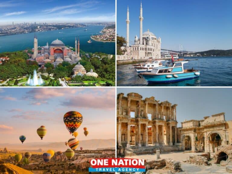 Explore Turkey's wonders on a 7-day tour visiting Istanbul, Cappadocia, and Ephesus, featuring historic sites and scenic views.