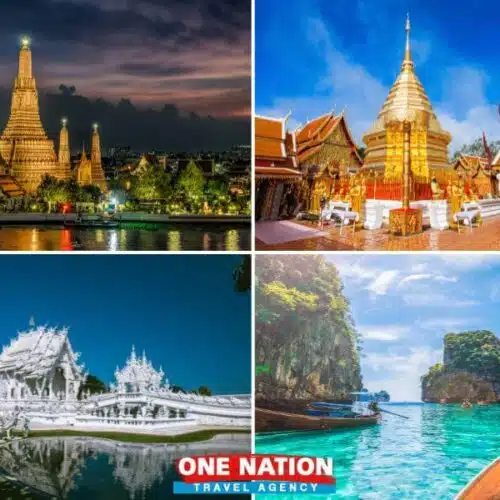 Explore Thailand’s cultural and natural wonders, from Bangkok’s bustling streets to Phuket’s serene beaches.